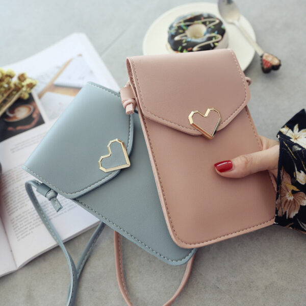 Love Buckle Mobile Phone Bags For Women - Image 9