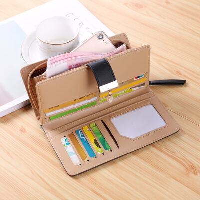 Women's wallet hollow leaf card package - Image 4