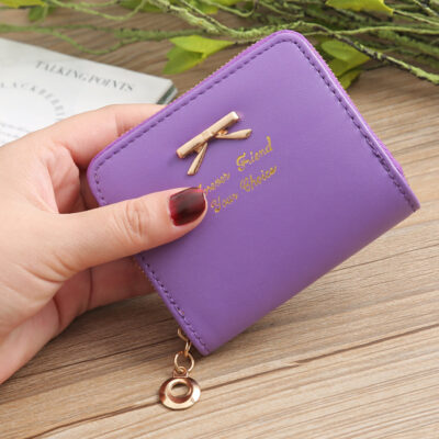 Women's Zipper Short Coin Purse - Image 6