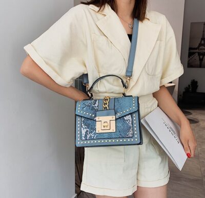 Fashion Alligator Women Shoulder Bag - Image 6