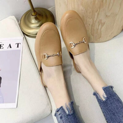 Closed Toe Half Slippers Women's Shoes Outer Wear - Image 8