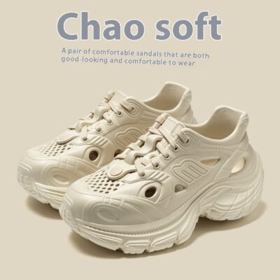 Women's Hole Casual Shoes Sneaker Outdoor Sandals - Image 5