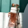 Double Wall Glass Water Bottle With Tea Infuser Filter