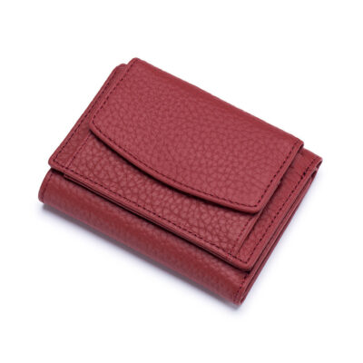 Leather Japanese Mini Short Women Wallet - Image 4