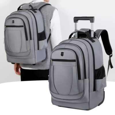 Large Capacity Drawbar Oxford Cloth Backpack - Image 4