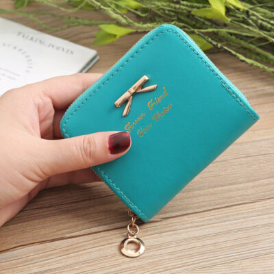 Women's Zipper Short Coin Purse - Image 4