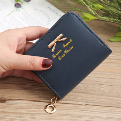 Women's Zipper Short Coin Purse - Image 10