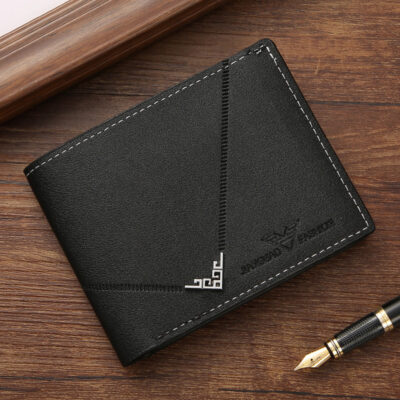 Men's  Pattern Short Wallet - Image 6