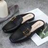 Closed Toe Half Slippers Women's Shoes Outer Wear
