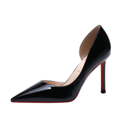 Side Empty Nude High Heels For Women - Image 3