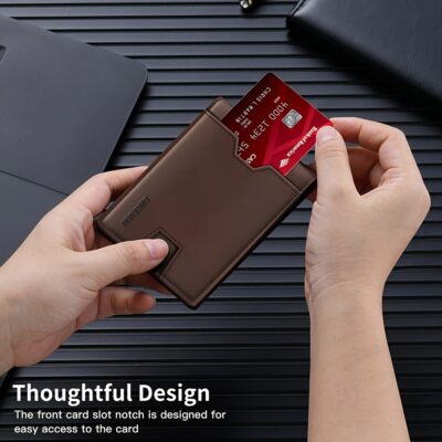 Genuine Leather Bifold Wallet Men - Image 5