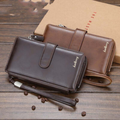 Retro Multifunctional Long Zipper Phone Bag Creative European And American Clutch