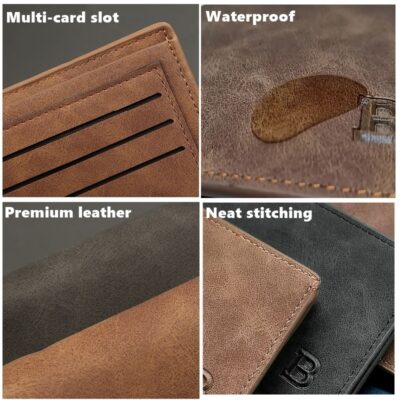New Men Wallets Small Money Purses Design - Image 2