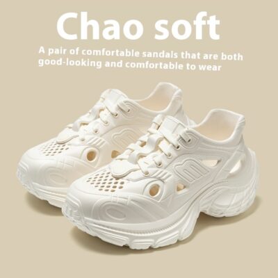 Women's Hole Casual Shoes Sneaker Outdoor Sandals - Image 2