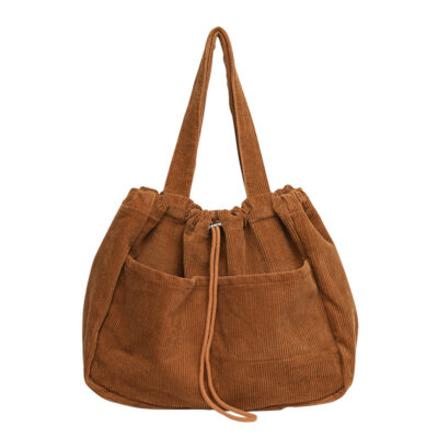 Ins Corduroy Shoulder Bag - Image 8