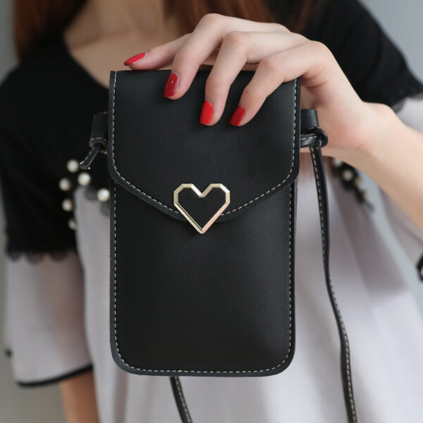 Love Buckle Mobile Phone Bags For Women - Image 3