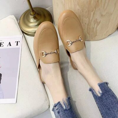 Closed Toe Half Slippers Women's Shoes Outer Wear - Image 7