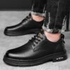 Retro Outdoor Men's Shoes Big Toe Casual Leather Shoes