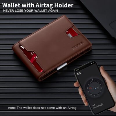 Genuine Leather Bifold Wallet Men - Image 6