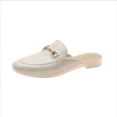 Closed Toe Half Slippers Women's Shoes Outer Wear - Image 2