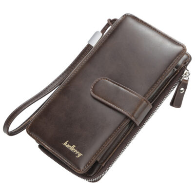 Retro Multifunctional Long Zipper Phone Bag Creative European And American Clutch - Image 2