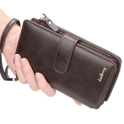 Retro Multifunctional Long Zipper Phone Bag Creative European And American Clutch - Image 7