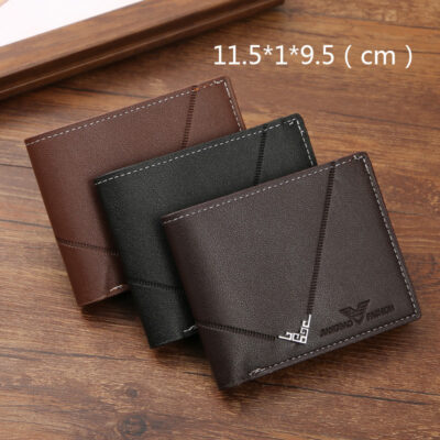 Men's  Pattern Short Wallet - Image 5