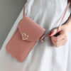 Love Buckle Mobile Phone Bags For Women