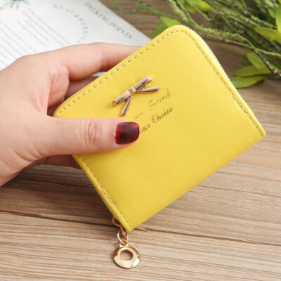 Women's Zipper Short Coin Purse - Image 3