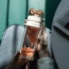 Double Wall Glass Water Bottle With Tea Infuser Filter