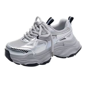 Platform Mesh Elevator  Sports Casual Shoes