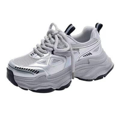 Platform Mesh Elevator  Sports Casual Shoes - Image 3