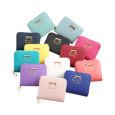 Women's Zipper Short Coin Purse - Image 5