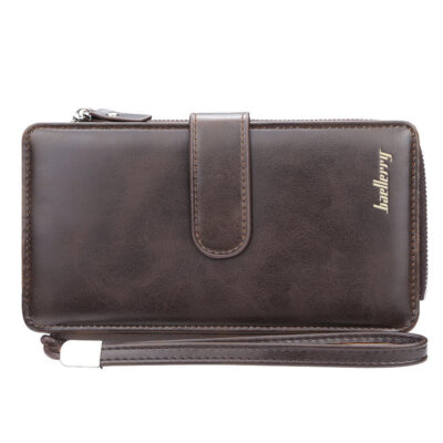 Retro Multifunctional Long Zipper Phone Bag Creative European And American Clutch - Image 6