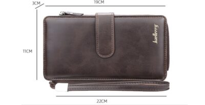 Retro Multifunctional Long Zipper Phone Bag Creative European And American Clutch - Image 5